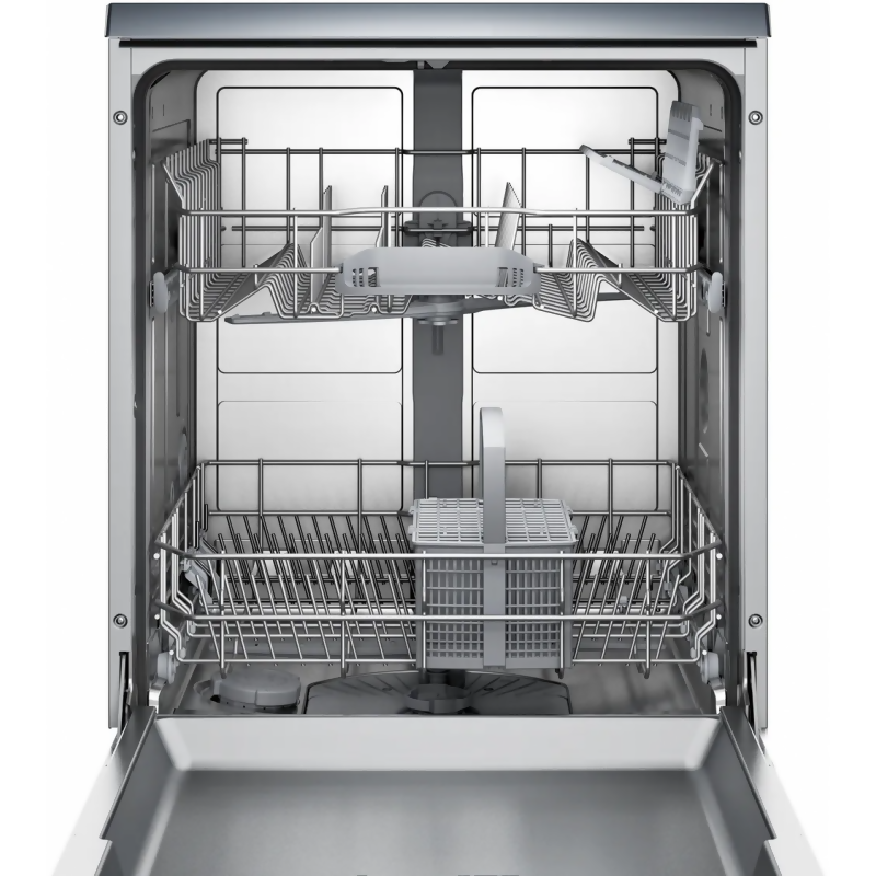Bosch Free-standing Dishwasher, 5 Programs, 12 Place settings, SMS50D08GC - Silver