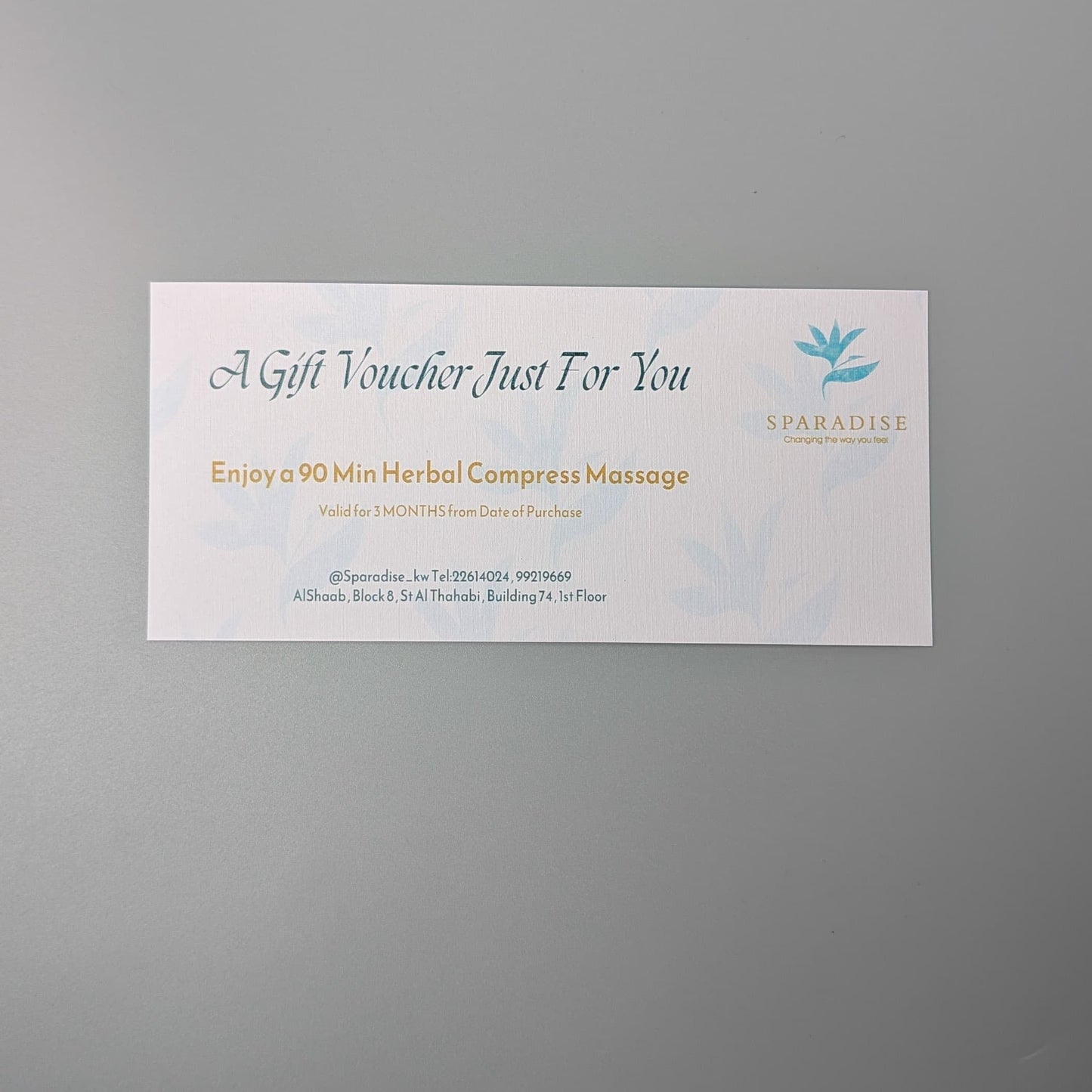 Sparadise Herbal Compress Massage