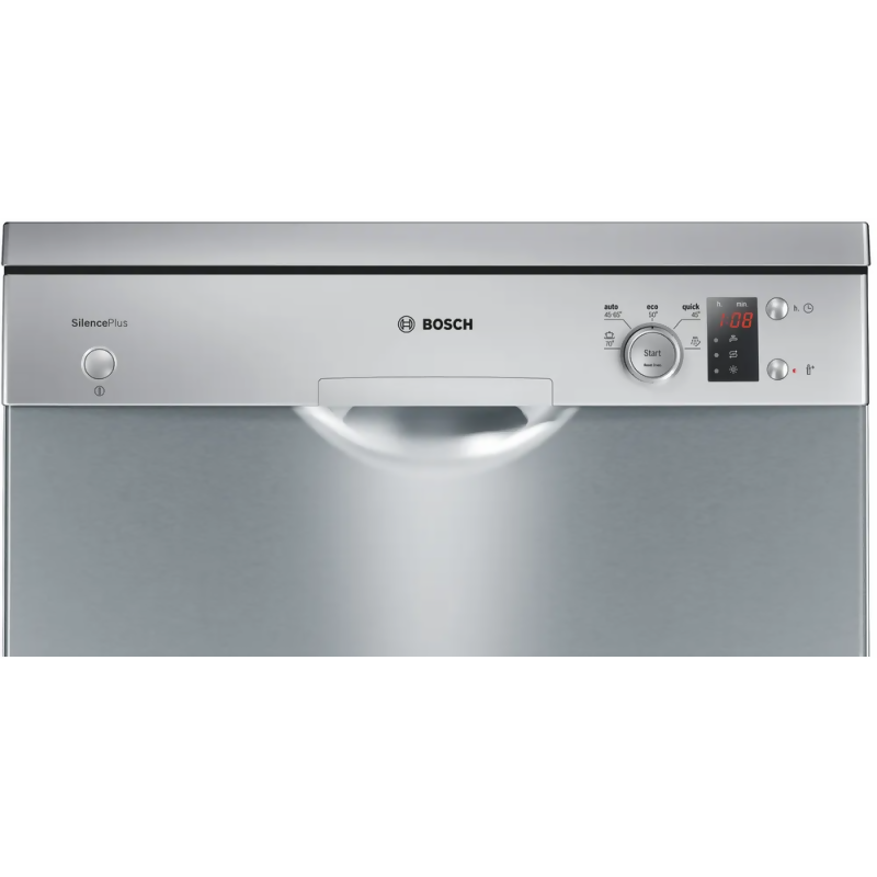 Bosch Free-standing Dishwasher, 5 Programs, 12 Place settings, SMS50D08GC - Silver
