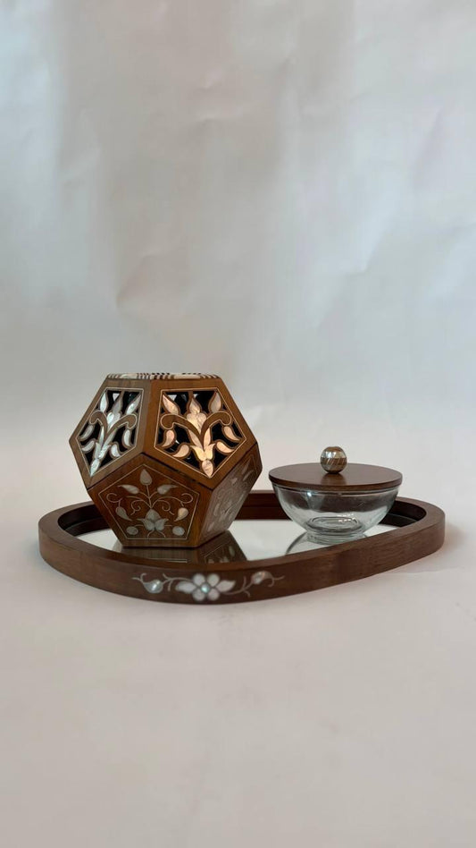 Msadaf waves shape tray & Mubkhar