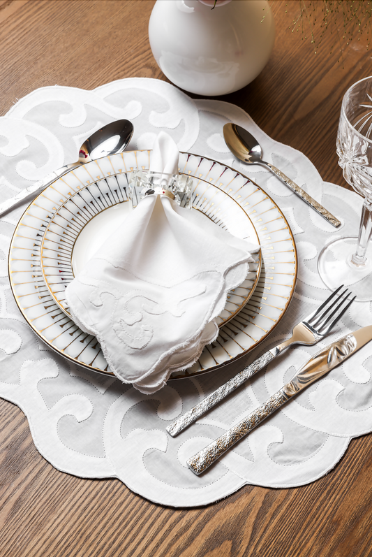Embroidered Table Mat Set