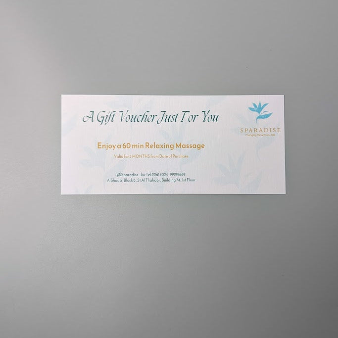 Sparadise Relaxing Full Body Massage