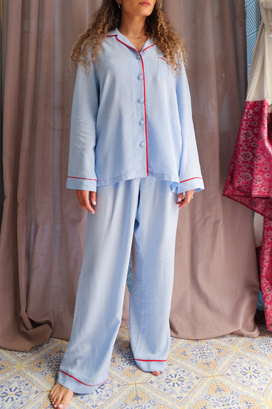 Baby Blue Pants Set