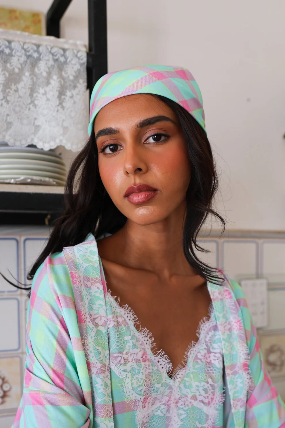 Check bandana