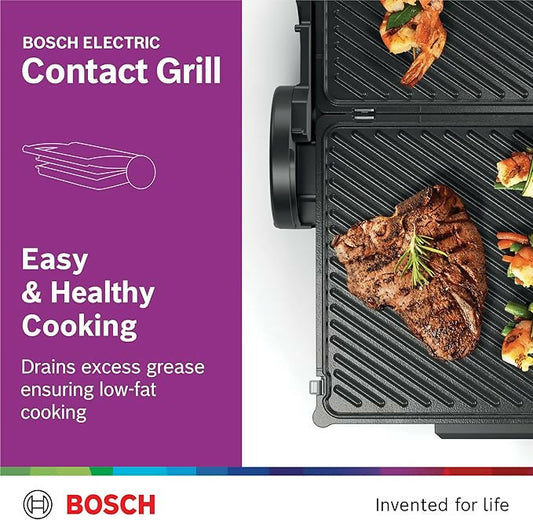 Bosch Contact Grill 2000W, TCG4104GB - Red